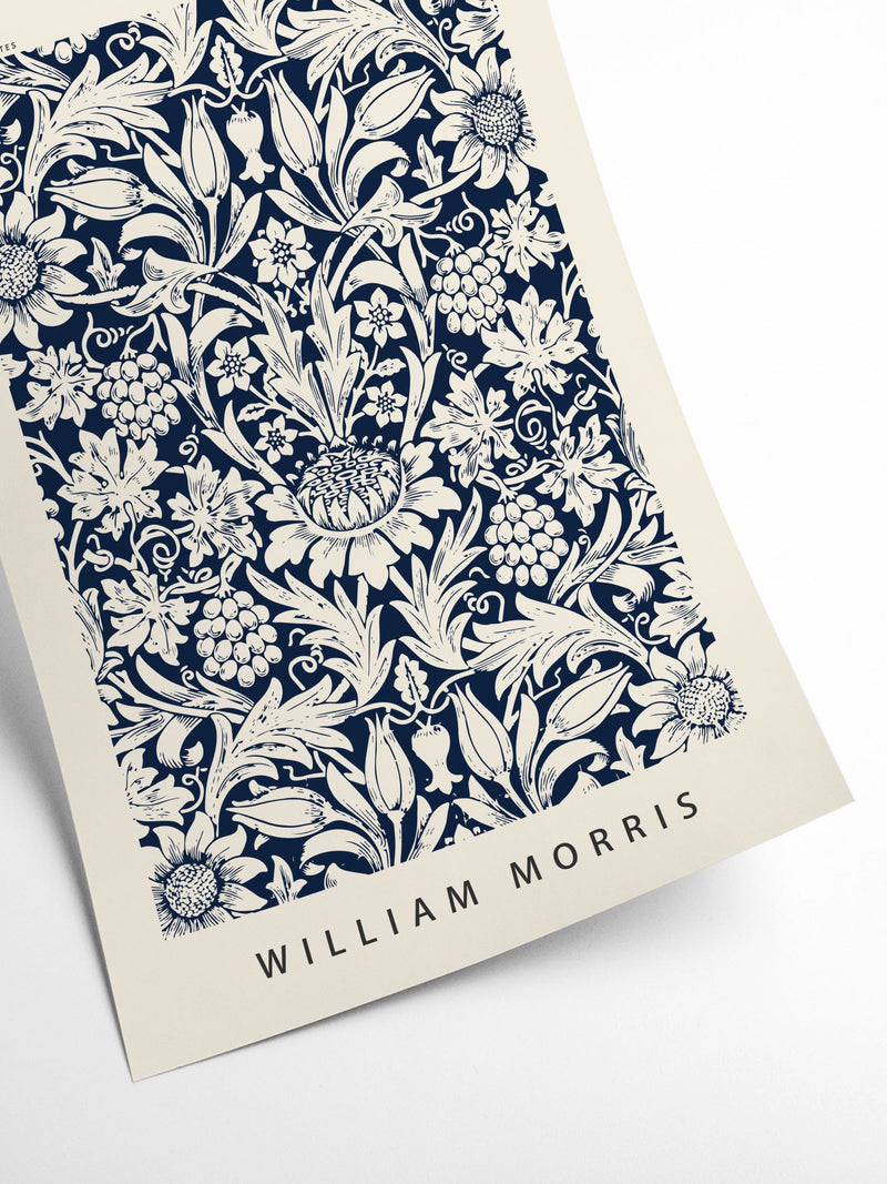 William Morris - Tulipes et Feuilles