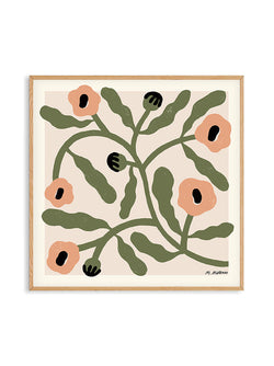 Madelen - Beige Poppies