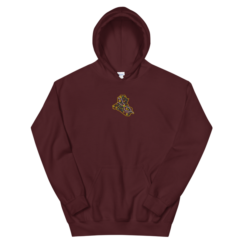 Embroidered Iraq - Hoodie