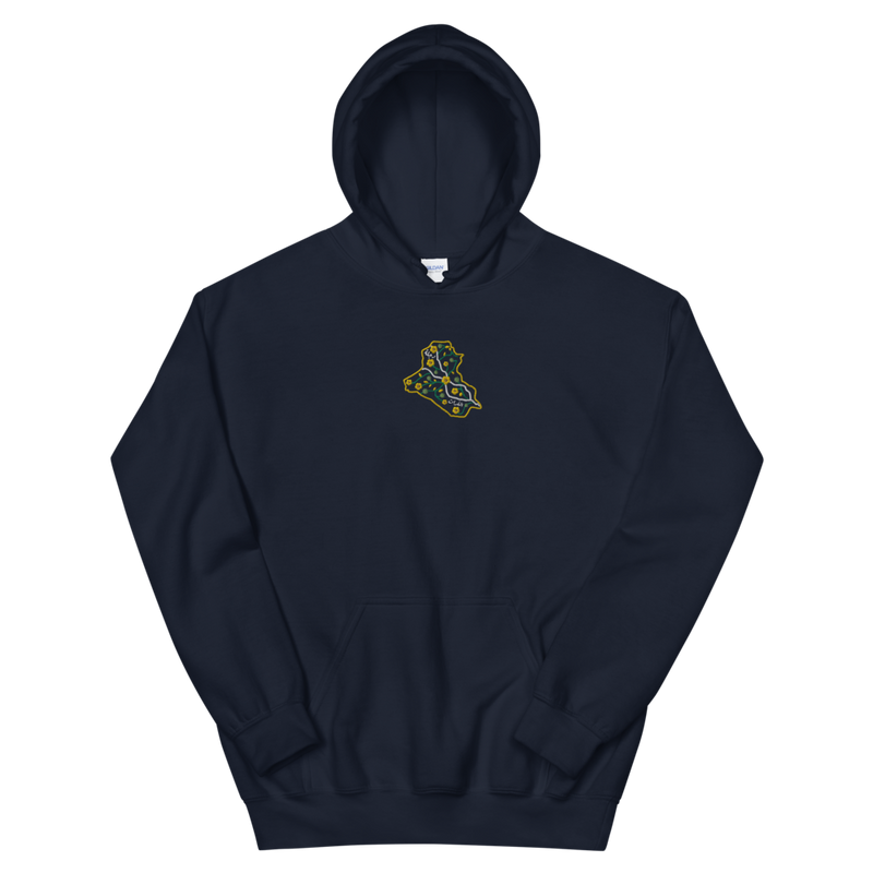 Embroidered Iraq - Hoodie