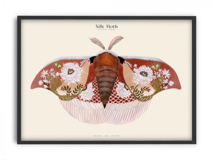 Matos - W. Morris inspired - Silk Moths No.6