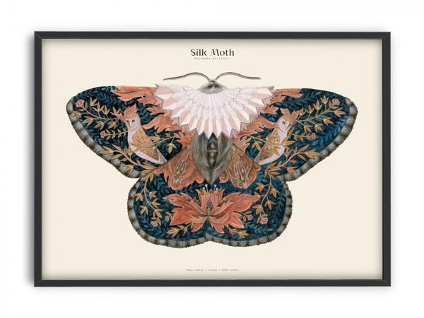 Matos - W. Morris inspired - Silk Moths No.9