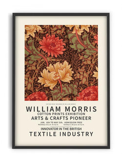 William Morris - Cotton Art Red