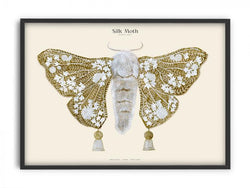 Matos - W. Morris inspired - Silk Moths No.10