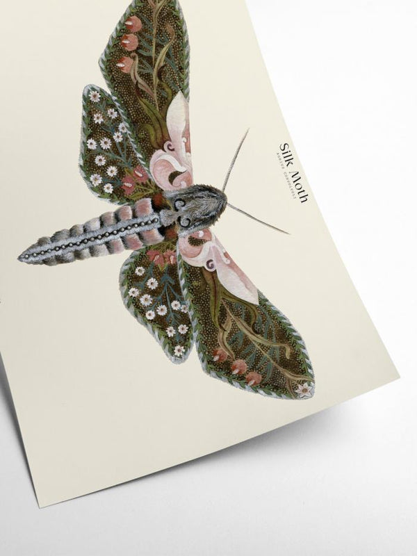 Matos - W. Morris inspired - Silk Moths No.4