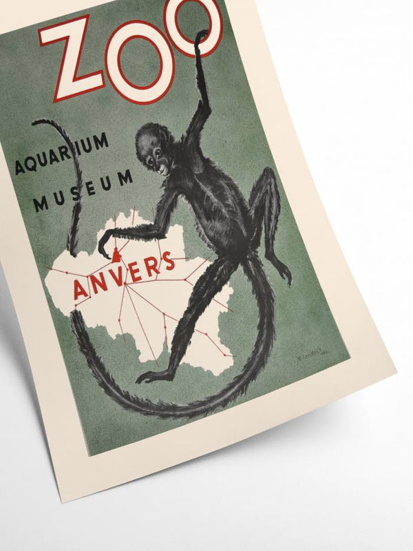 Vintage Zoo - Anvers poster